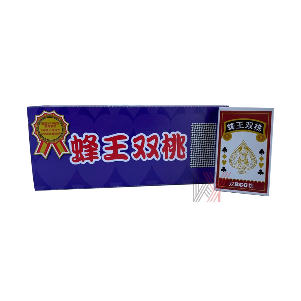 FREE 自由牌撲克牌 圖檔 上架圖檔 蜂王雙桃藍(底)